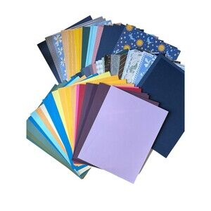 100+ Sheets 8-1/2" x 11" Scrapbook Paper Crafting Cardstock Printed Cardmaking 1